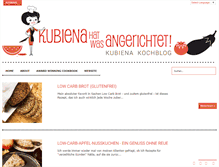 Tablet Screenshot of kubiena-kochblog.com